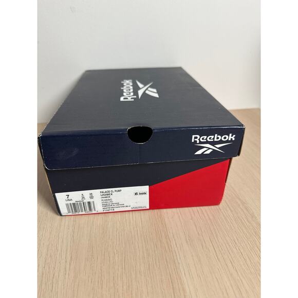 Palace x Reebok Classic Pump White Vector Navy Size 7M - LIKE NEW - Picture 11 of 11